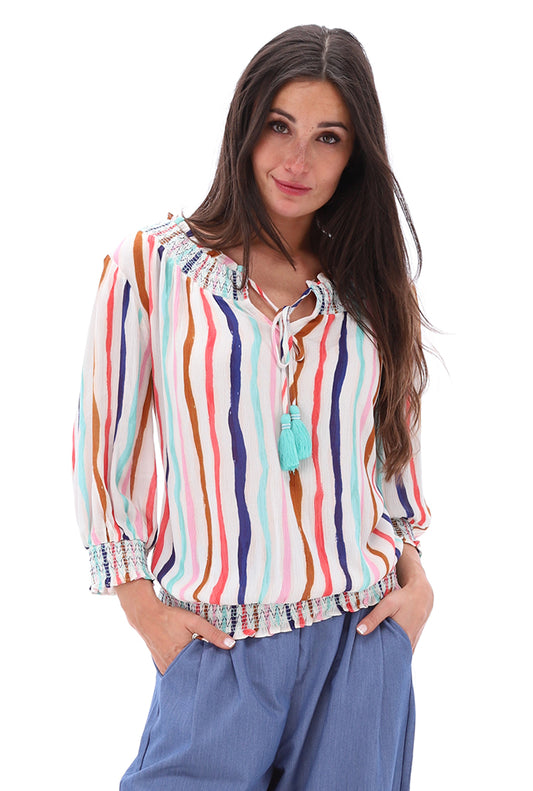 Blouse Kdesign top met design C154