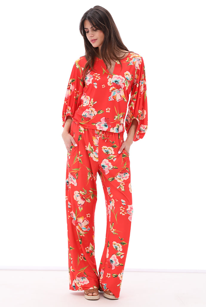 Broek Kdesign broek met print C202