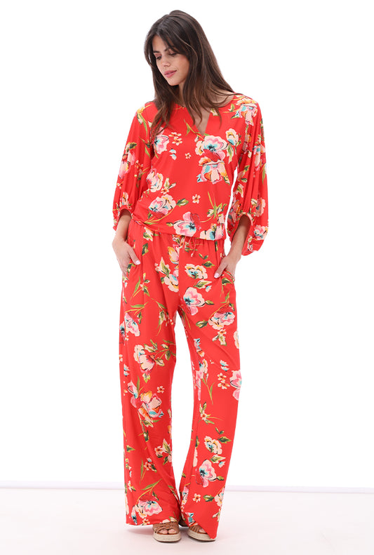 Broek Kdesign broek met print C202