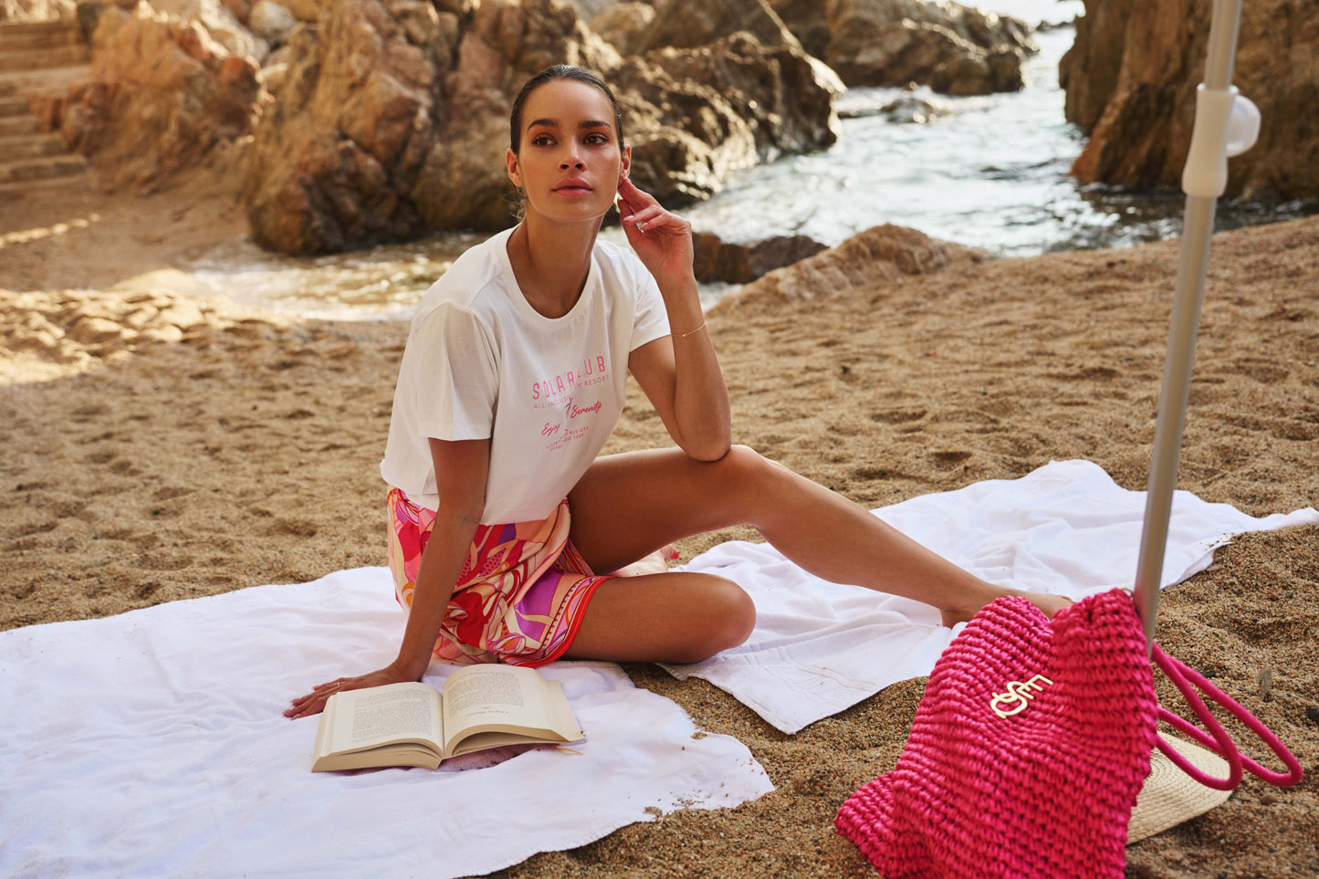 T-shirt Esqualo solar club pink