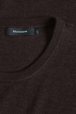 Trui Matinique Margrate Merino dark brown